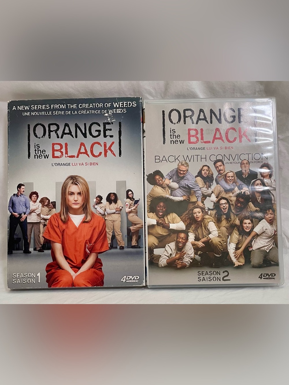 Orange Is The New Black DVD Bundle - Season 1 & Season 2 Set